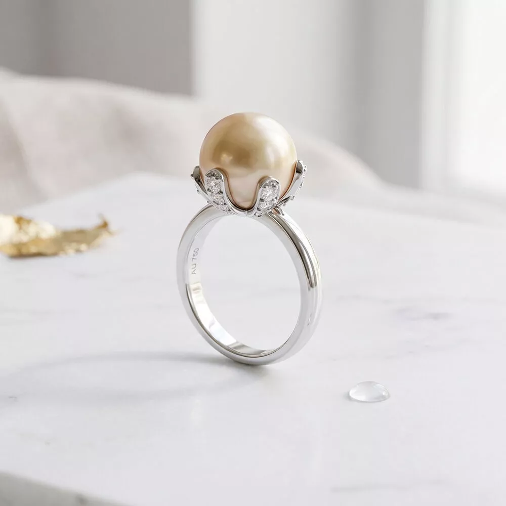 pearl ring 3D print model