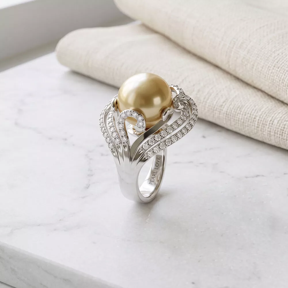 pearl ring 3D print model