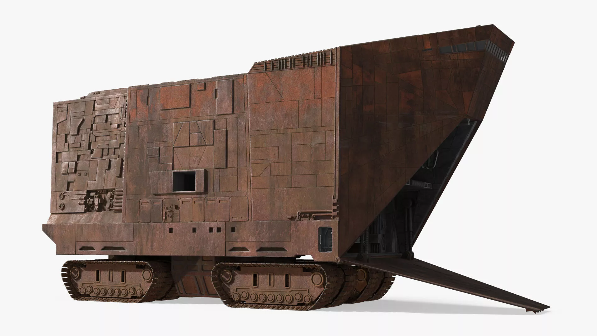 Star Wars Jawa Sandcrawler Rigged 3D model