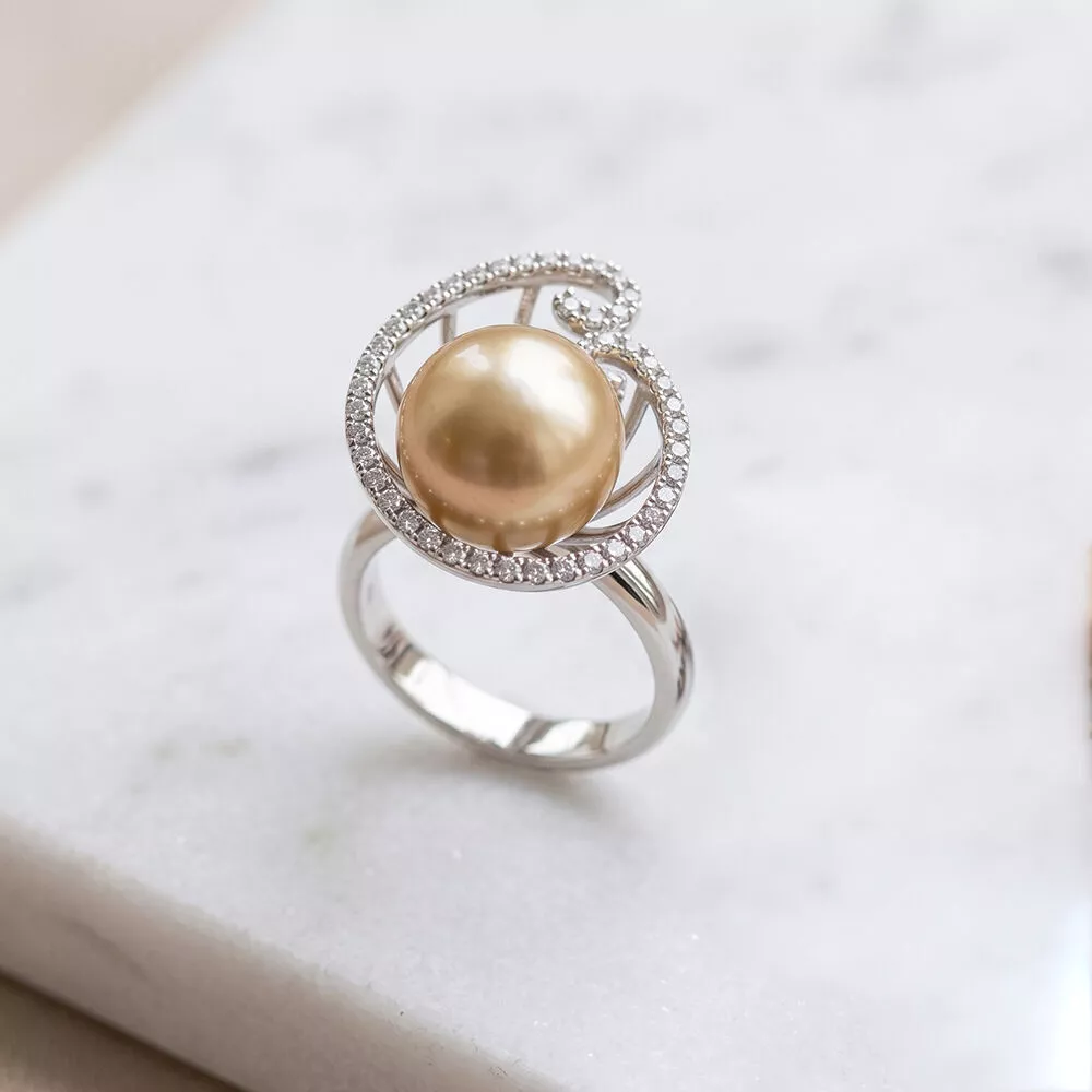 Pearl ring 3D print model