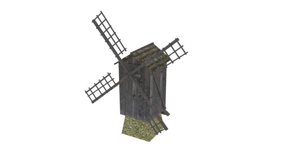 Medieval building pack Free low-poly 3D model_5