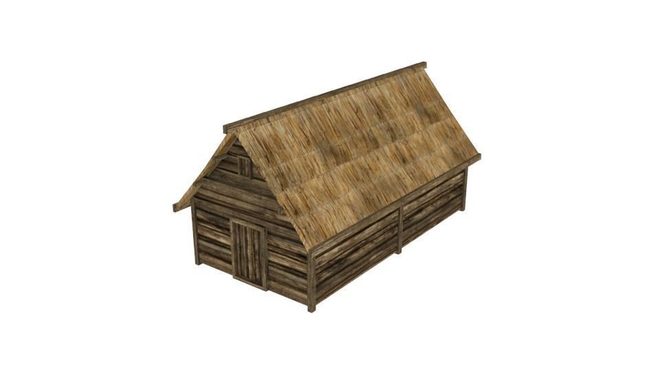 Medieval building pack Free low-poly 3D model_13