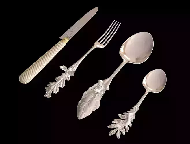  set knife a spoon fork