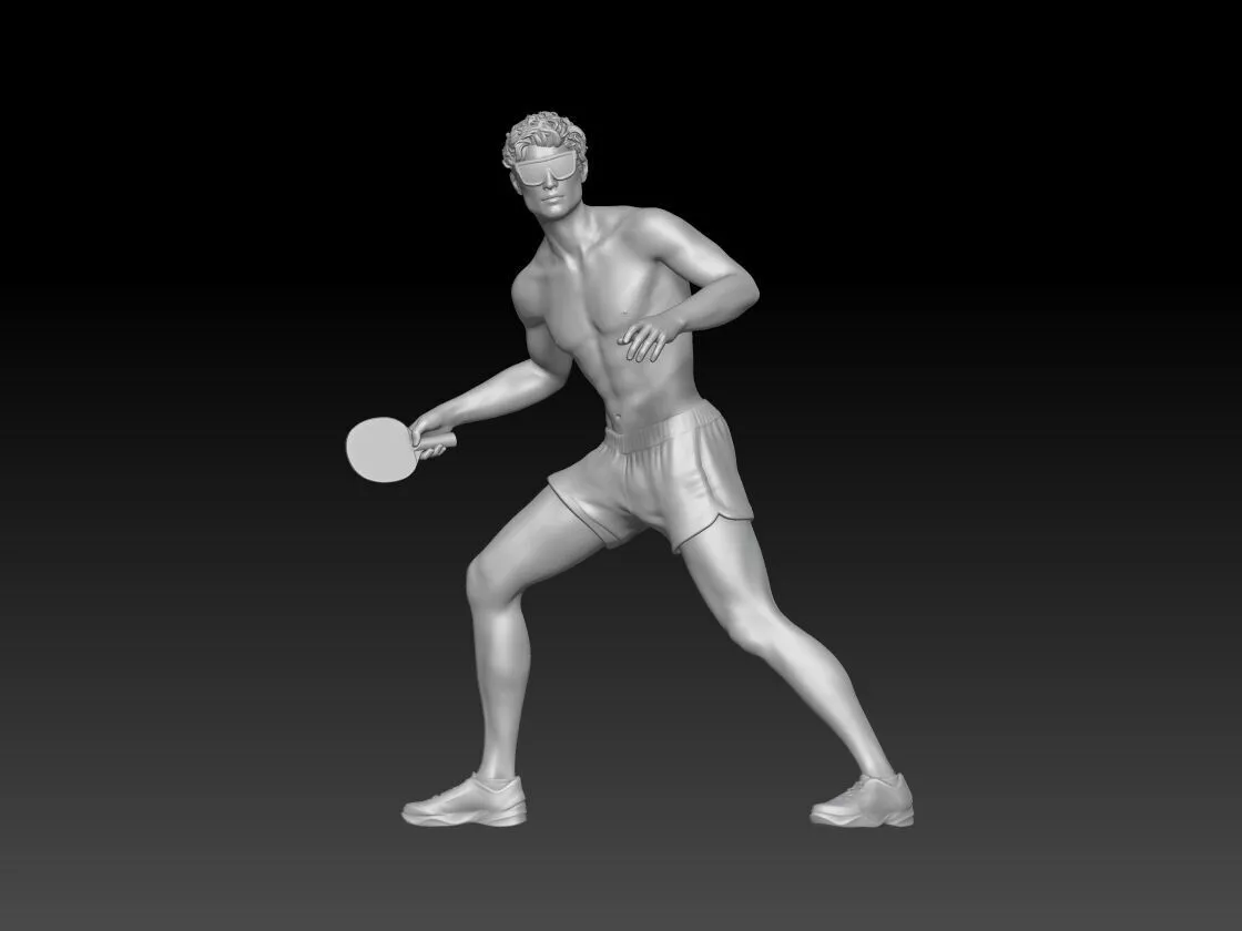 ping pong beach man 2 3D print model