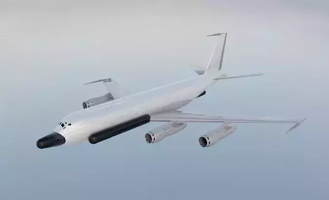 RC-135D Style Military Jet - Custom 1950s Transport