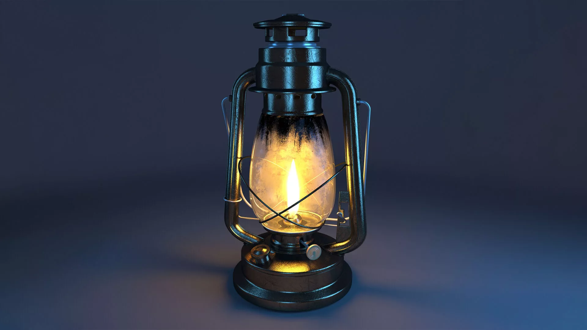 Kerosene Lamp 3D model