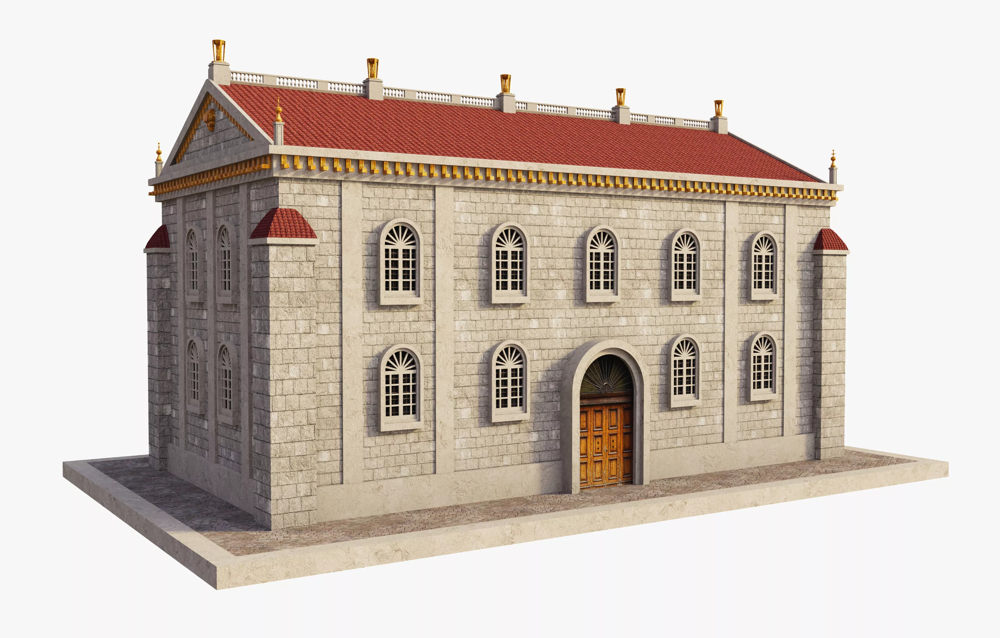 Free Roman Building Free 3D model