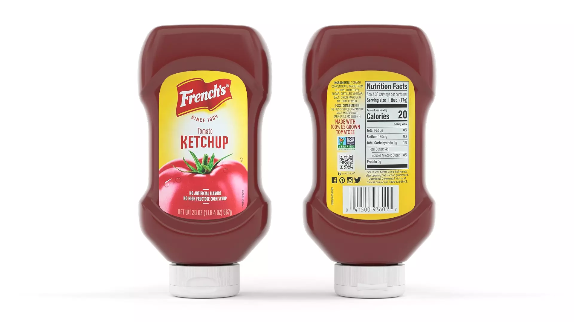 Ketchup Bottle 3D model