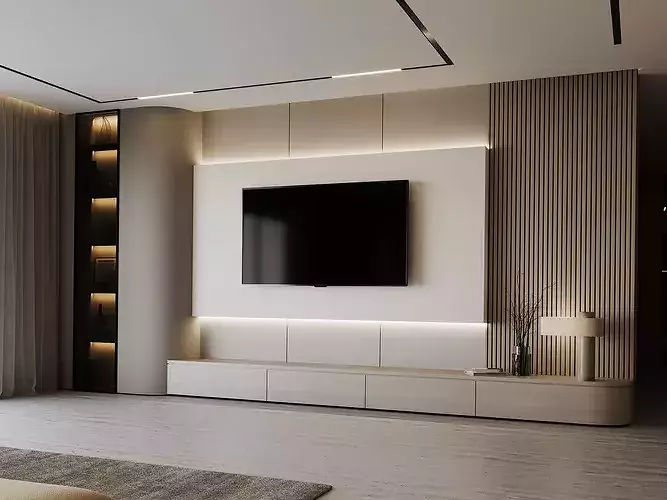 interior scene living room 67 3D model 5