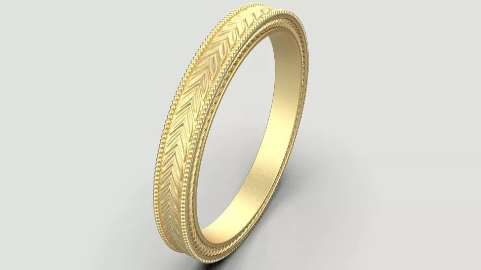 Classic Minimalist Ring Design 3D print model
