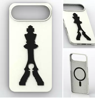 Chess King MagSafe Case 3D print model