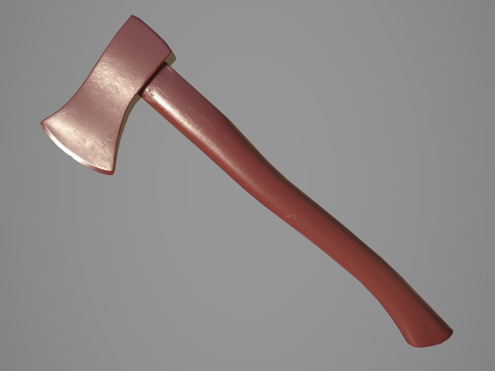 Old Axe PBR Low-poly 3D model_8