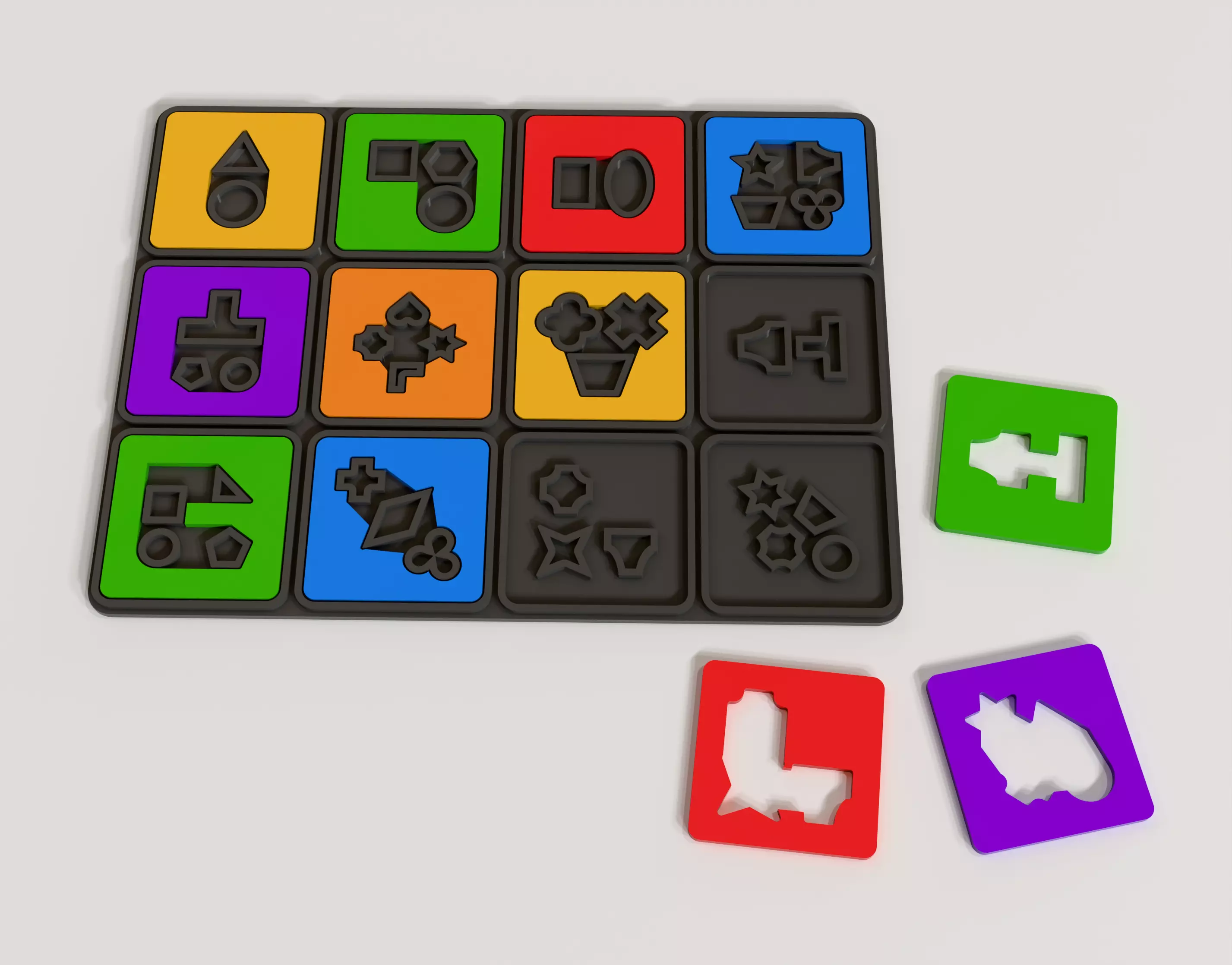 JUEGO DE HABILIDAD MENTAL NIVEL 4 3D print model