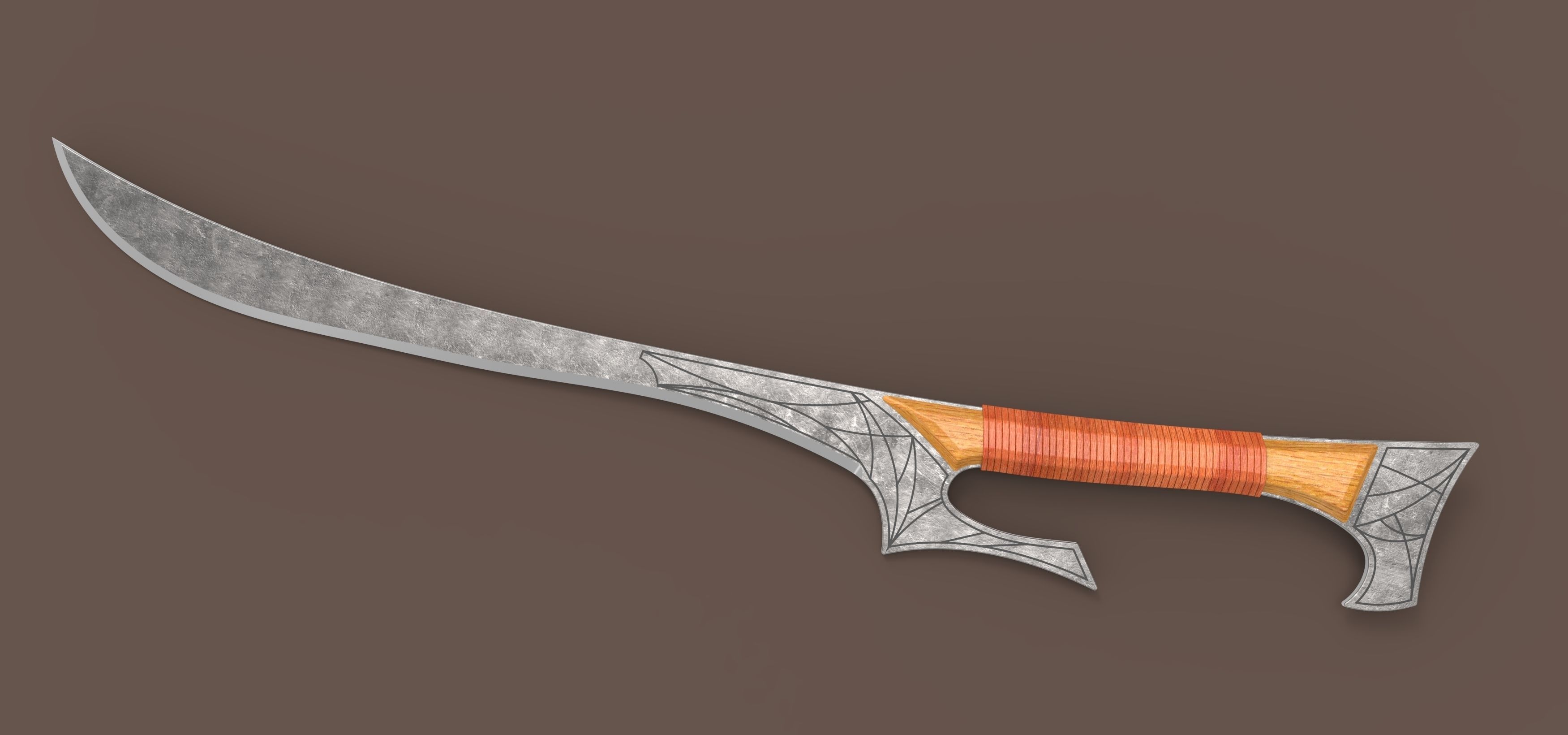 Sword from John Carter of Mars 3D model_3
