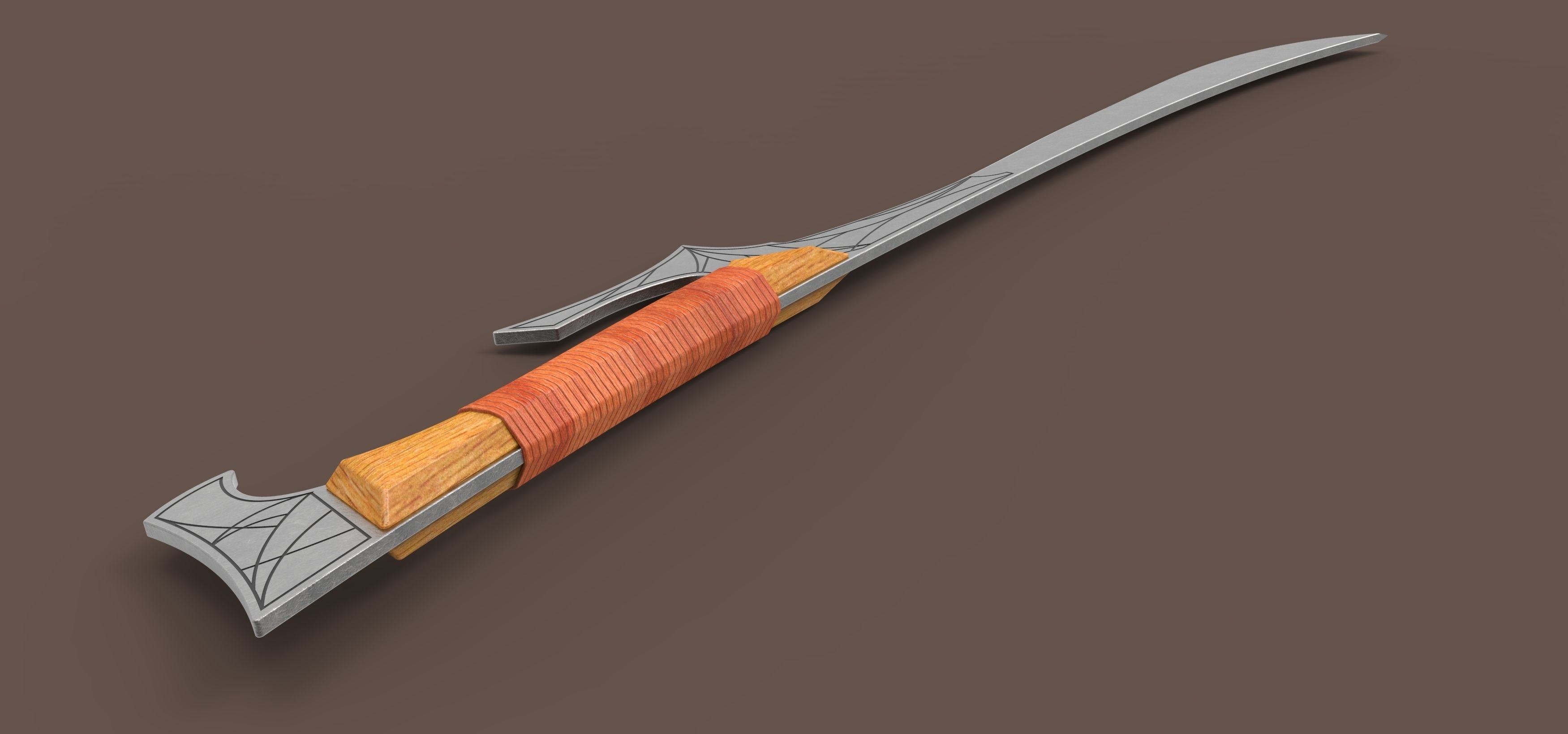 Sword from John Carter of Mars 3D model_8