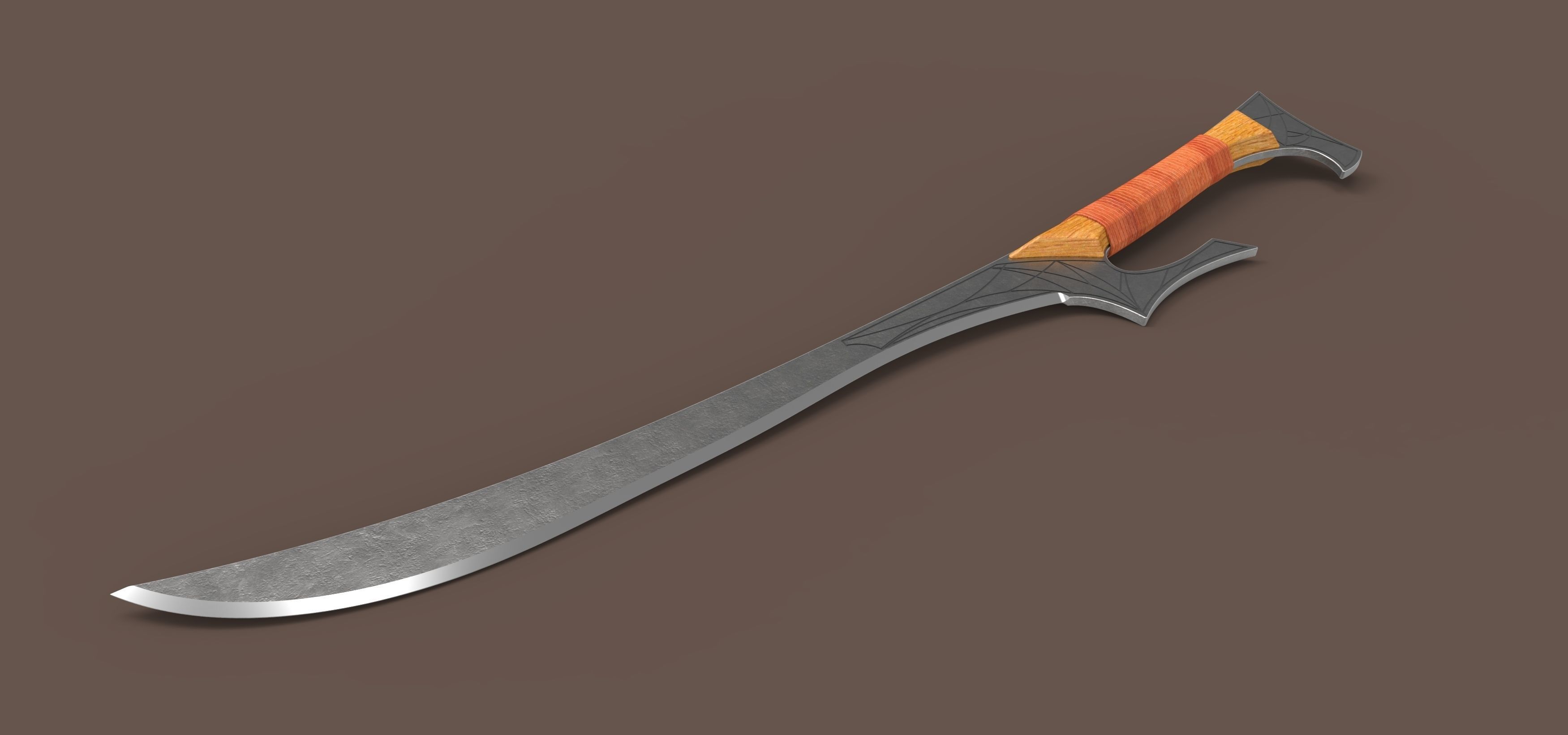 Sword from John Carter of Mars 3D model_5