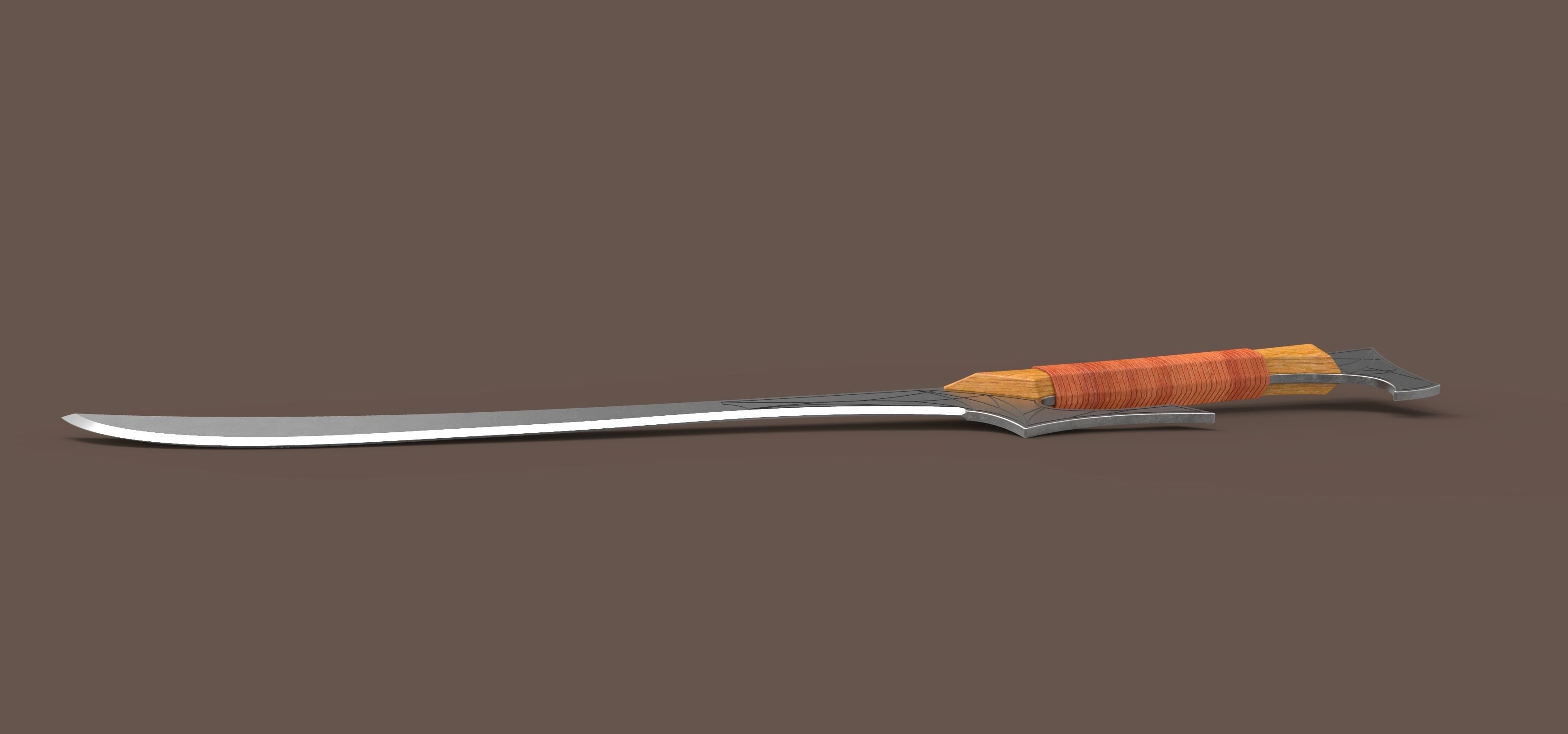 Sword from John Carter of Mars 3D model_1