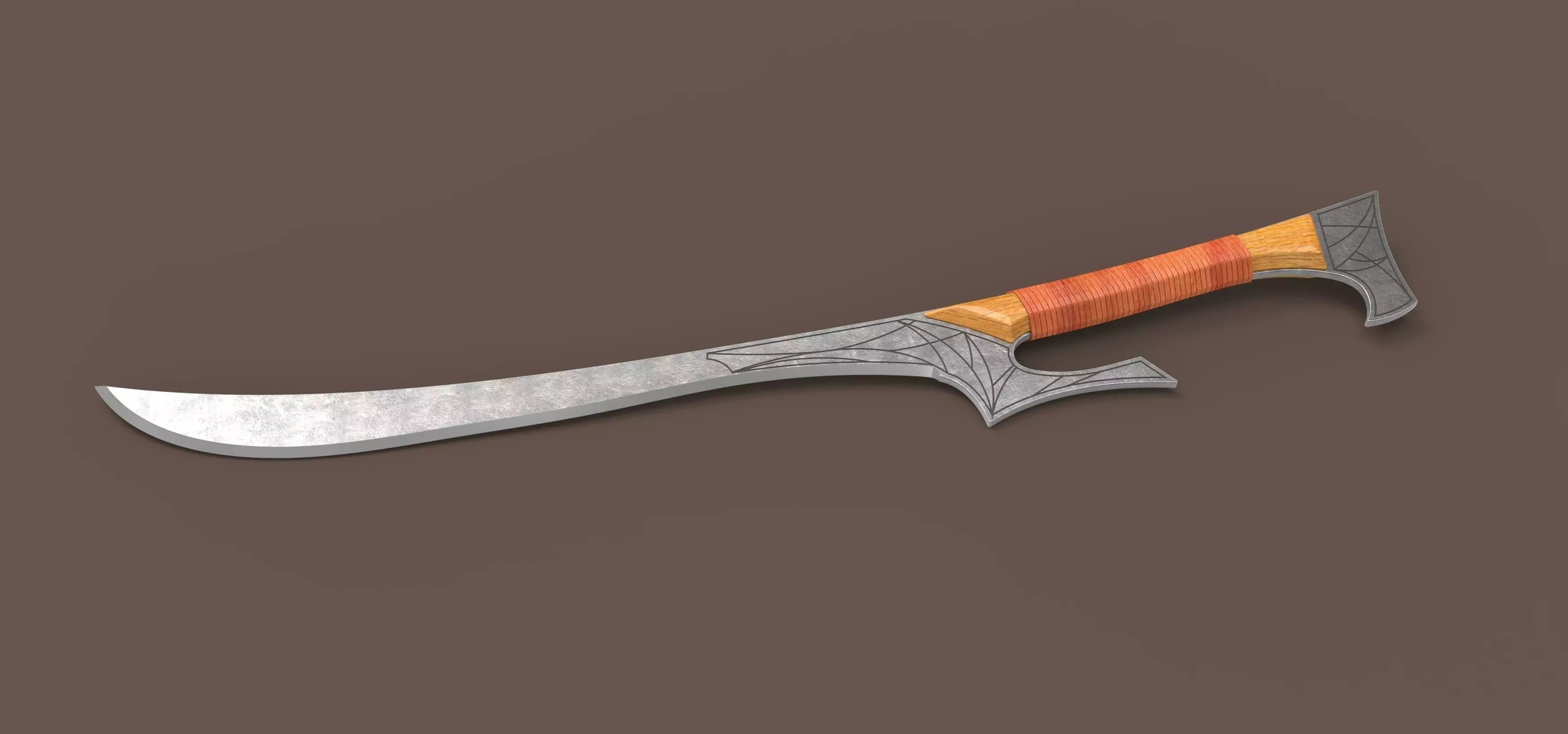 Sword from John Carter of Mars 3D model_0