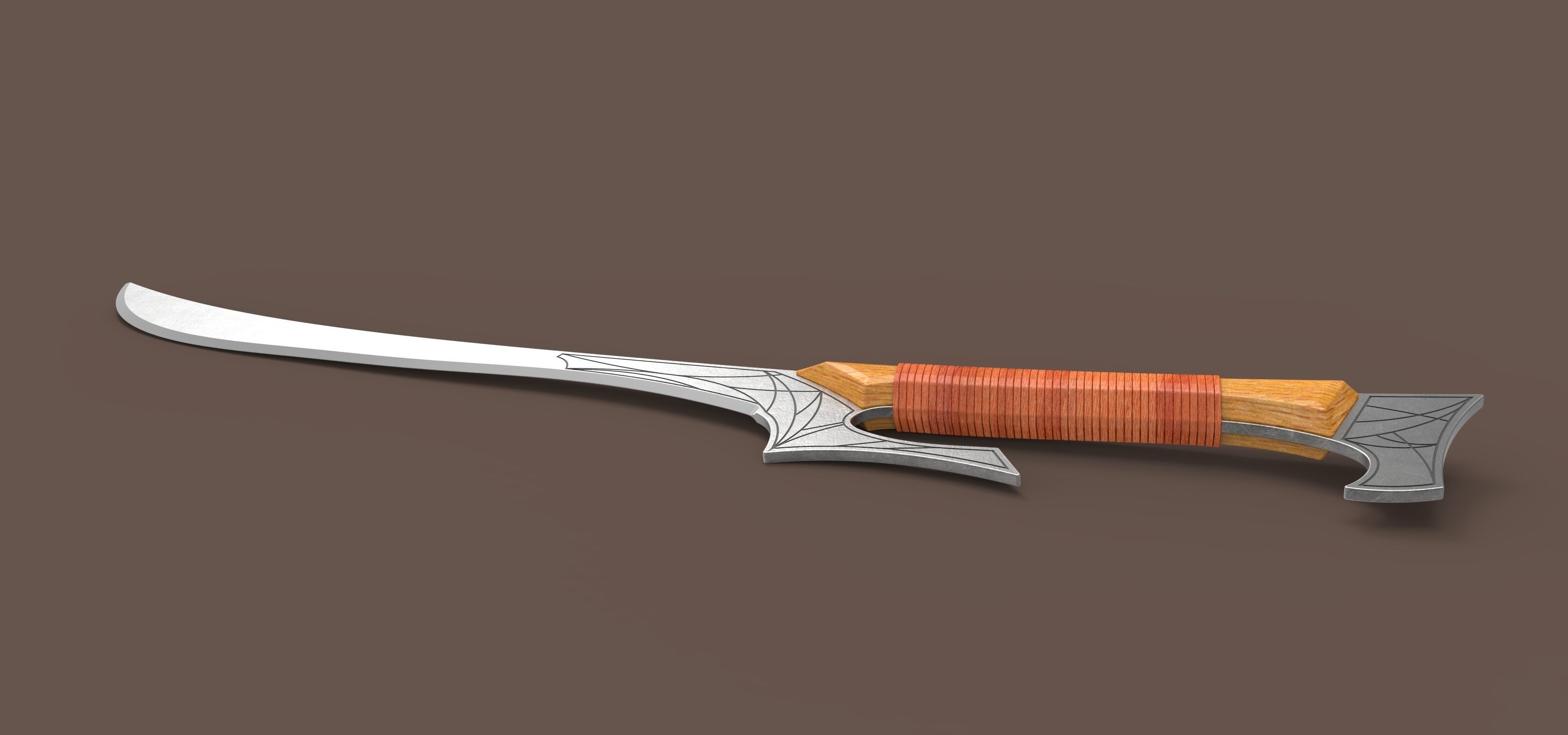 Sword from John Carter of Mars 3D model_4