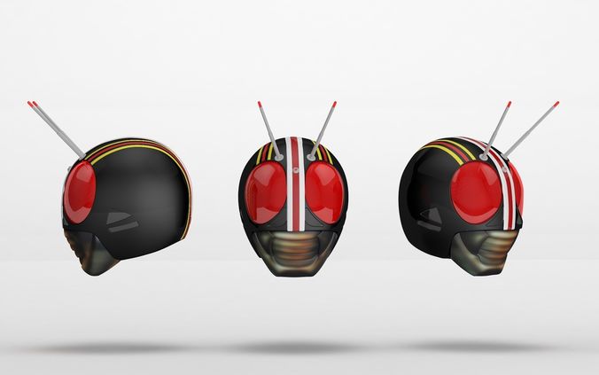 Kamen Rider Black 3D print model