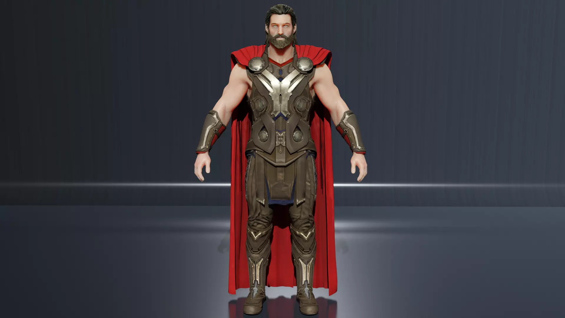 Thor Odinson Low-poly 3D model