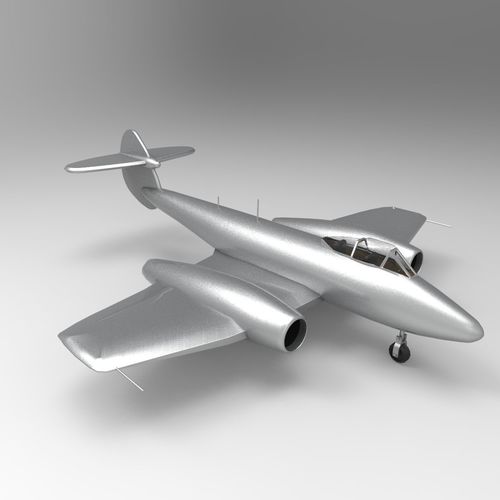 gloster meteor clasic  3D model