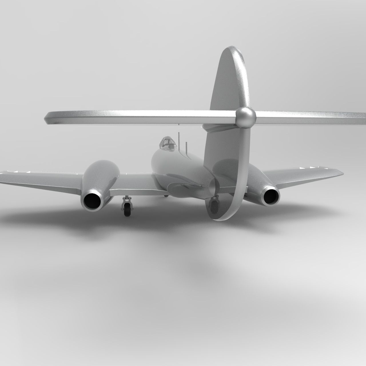 gloster meteor clasic  3D model_2
