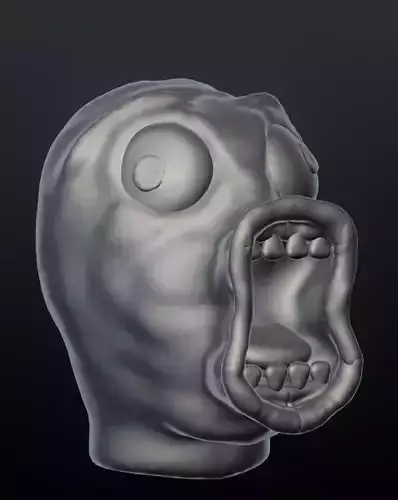LOL-meme silver ball 3D print model