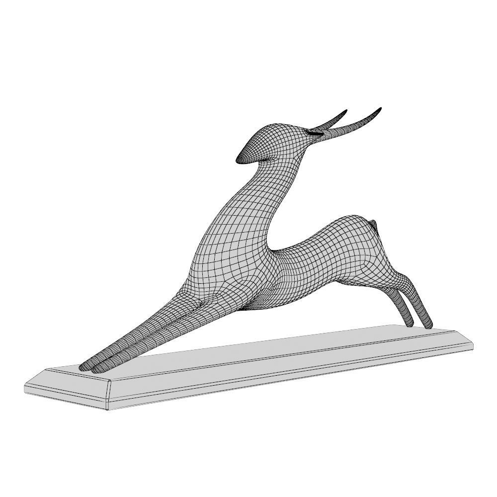 Resting Antelope P 3D print model_12