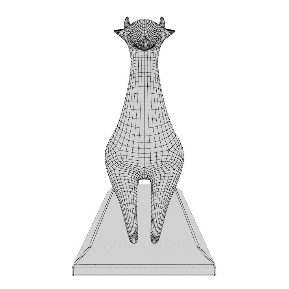 Resting Antelope P 3D print model_9