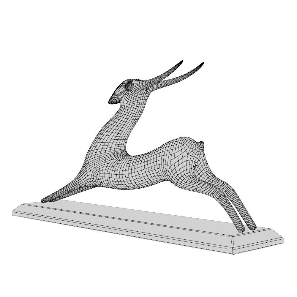 Resting Antelope P 3D print model_13