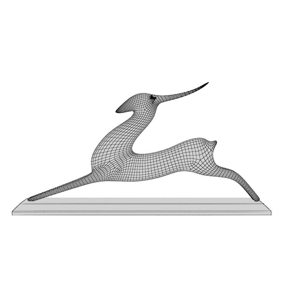 Resting Antelope P 3D print model_10