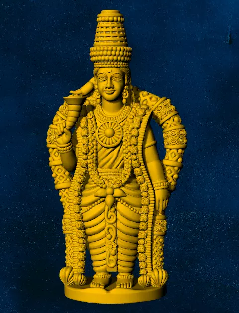 MURUGAN AYYAPPA KUMARA SWAMI GOLD SILVER HINDU 3D print model