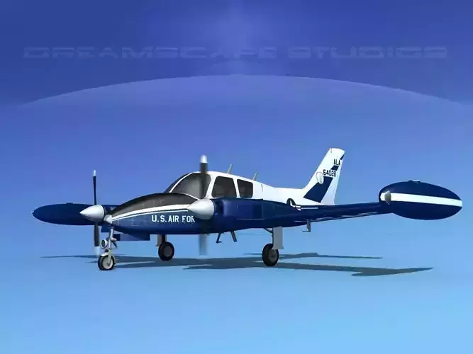 Cessna U-3B Blue Canoe V05