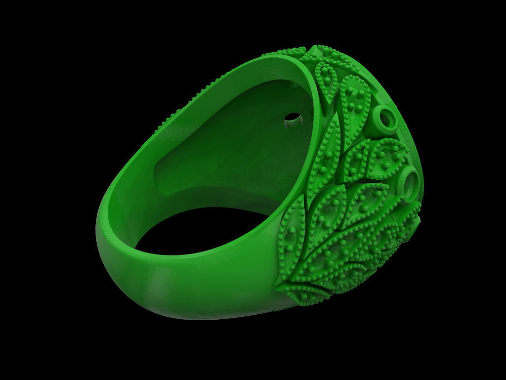 Man ring 3D print model_5