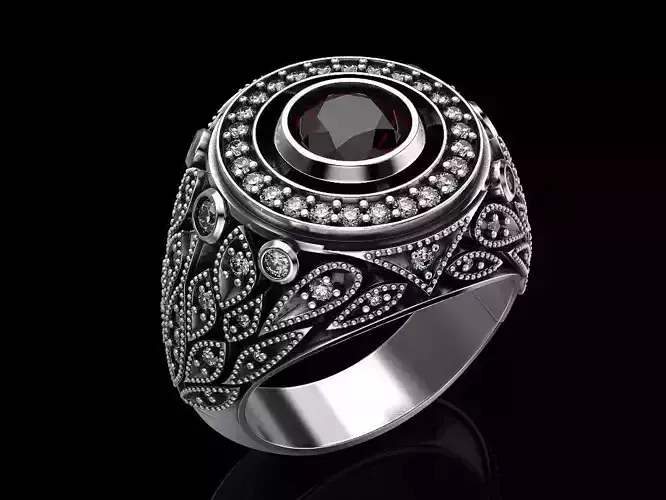 Man ring 3D print model