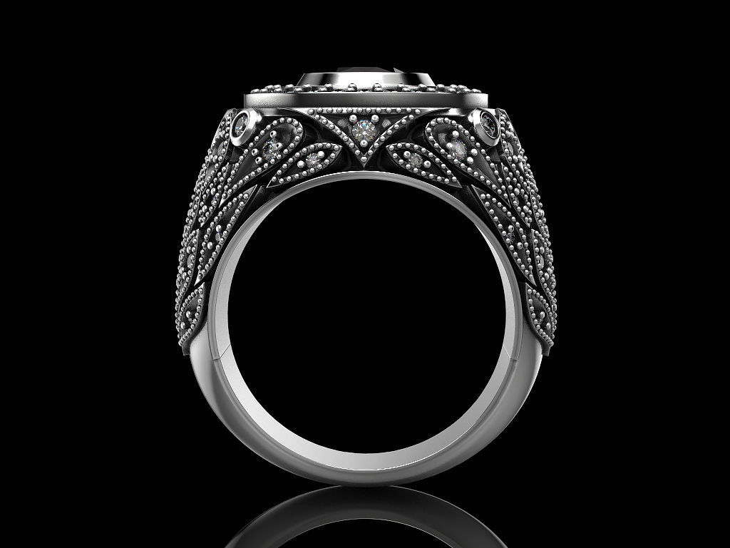Man ring 3D print model_2