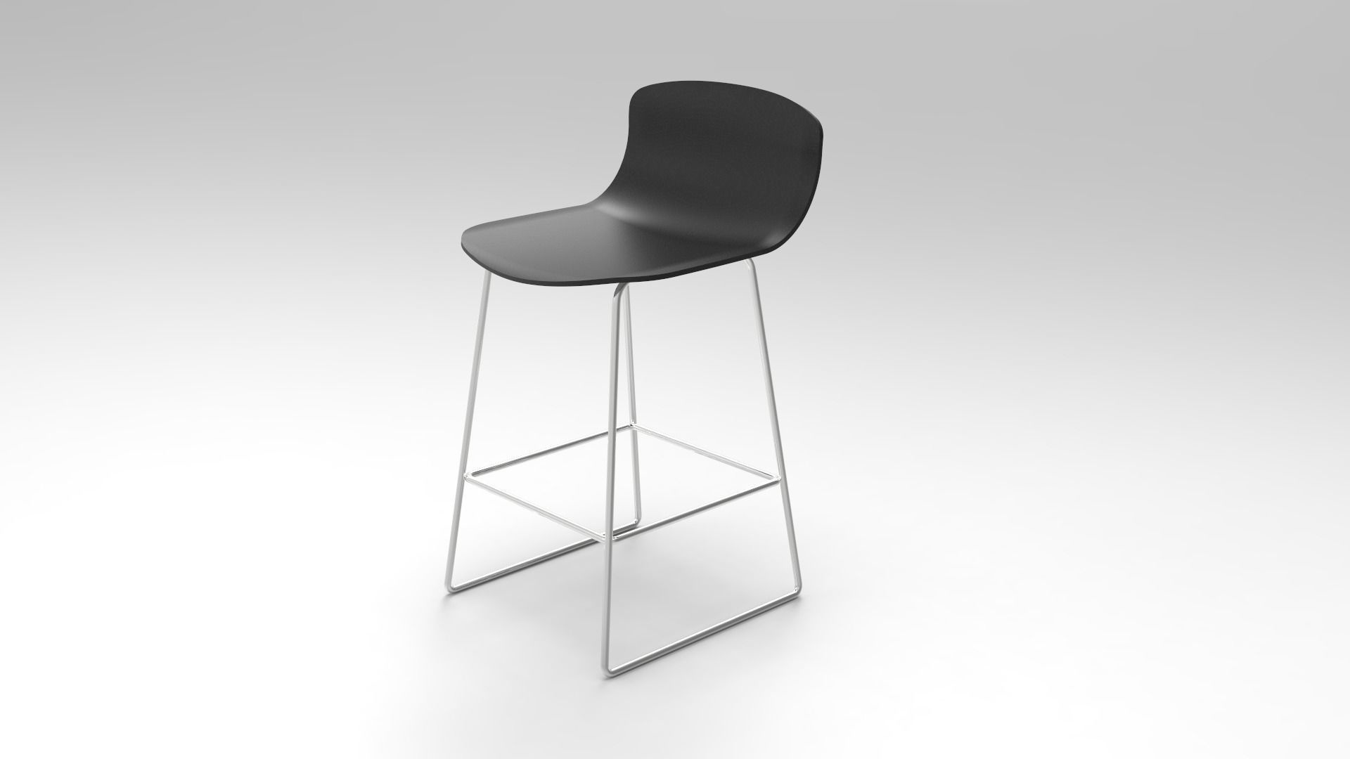 Bar stool Free 3D model
