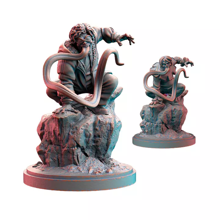 Licky Tongue IV - Board Game Miniature STL 3D print model