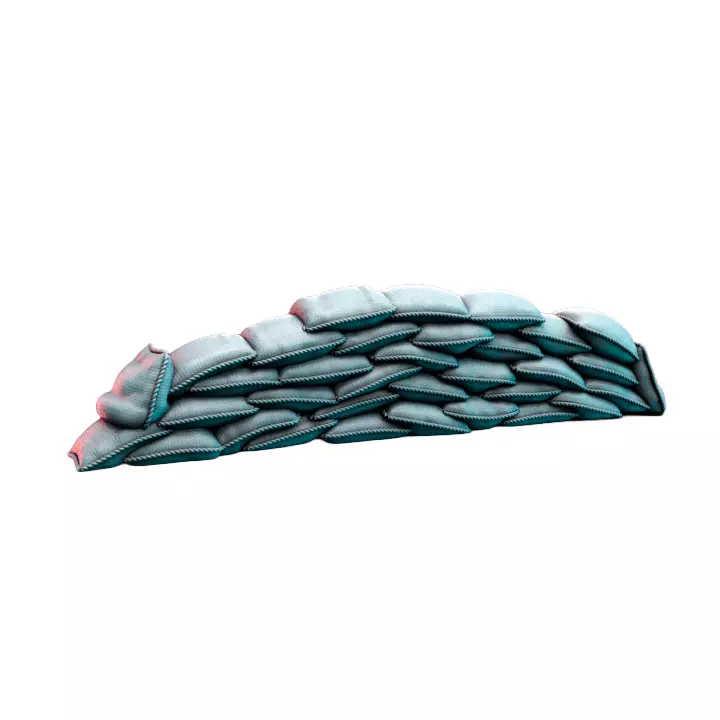 Sandbags V - Fantasy 3D Print Model 3D print model