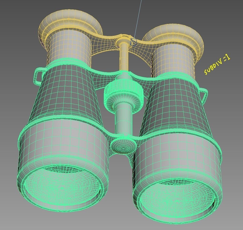 Opera Binoculars 3D model_9