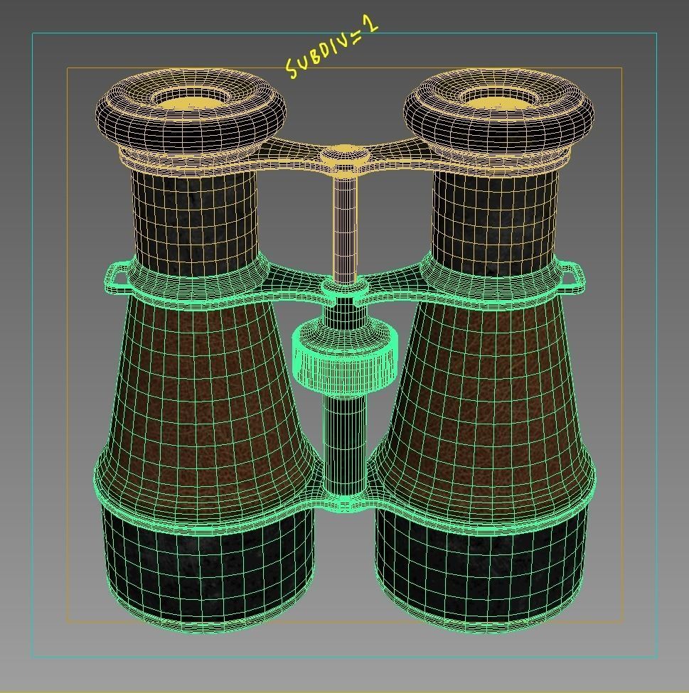 Opera Binoculars 3D model_7