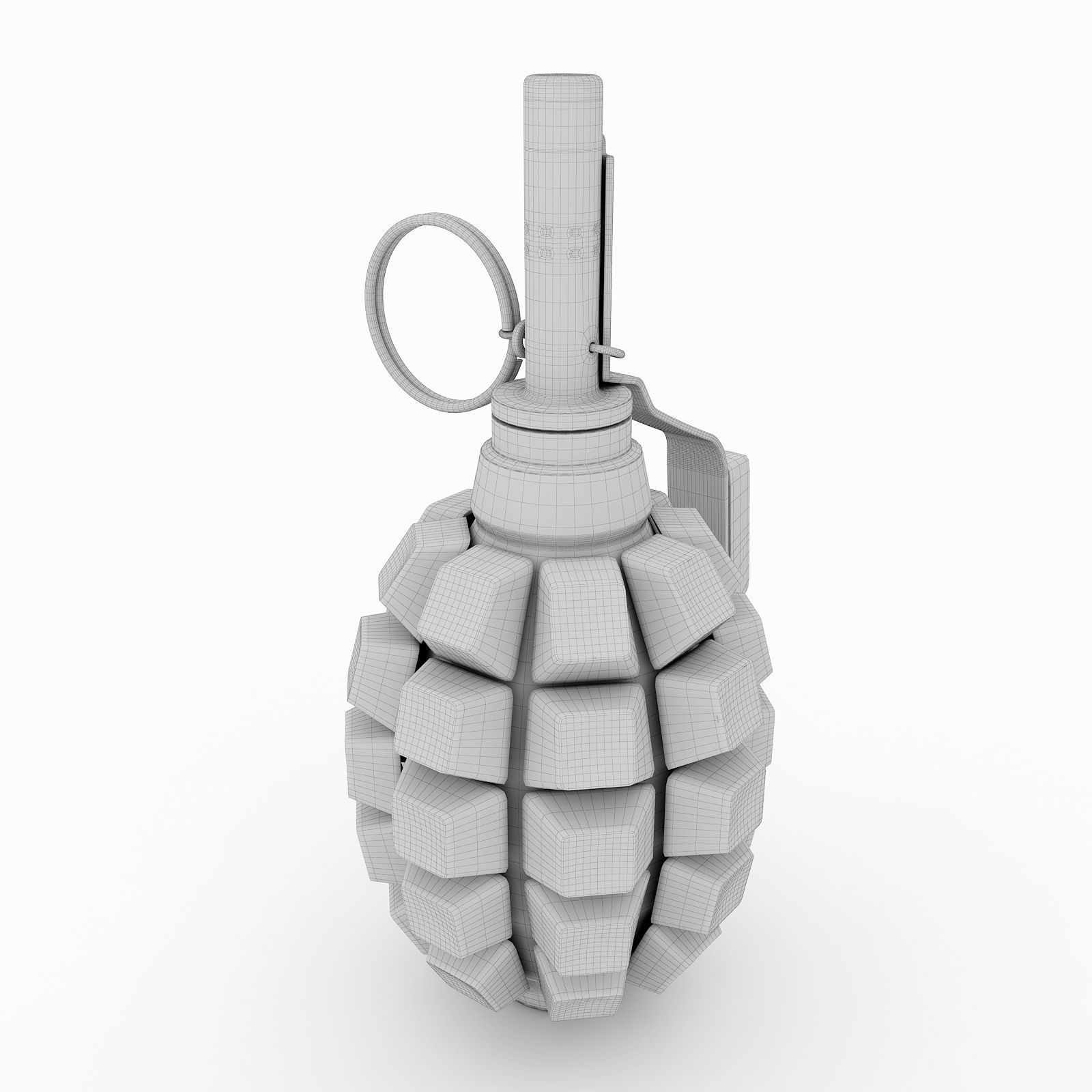 Information grenade F-1 3D model_8