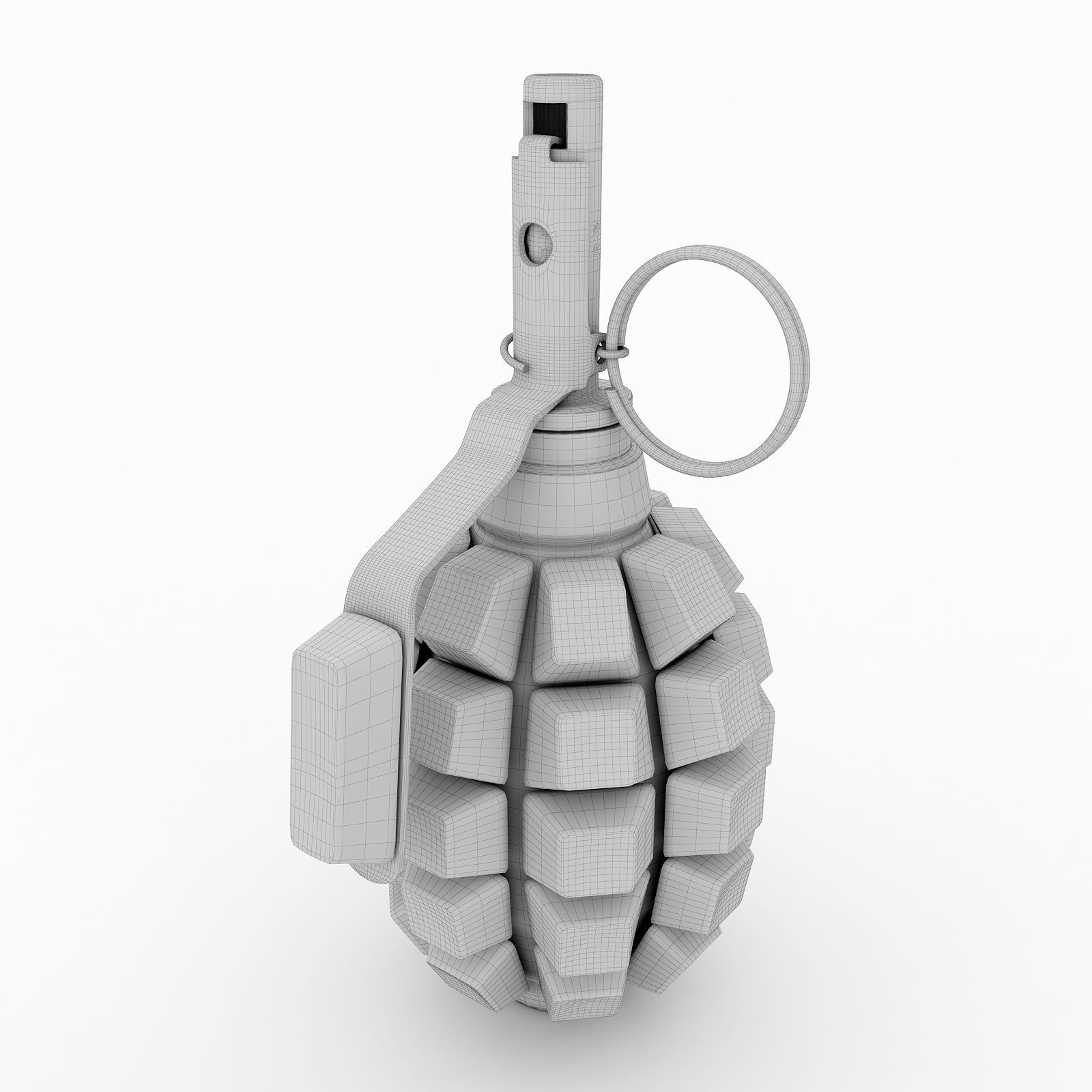 Information grenade F-1 3D model_6