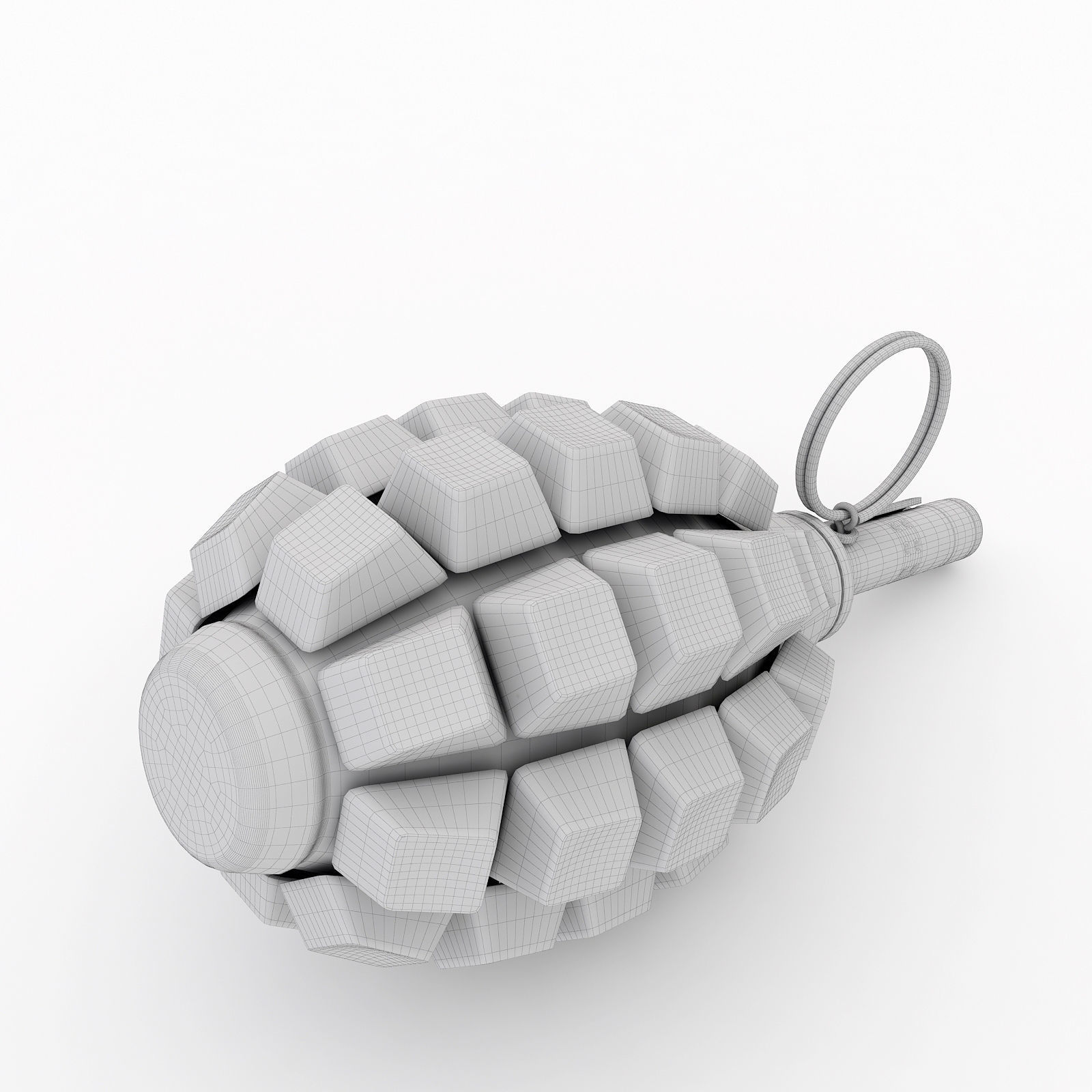 Information grenade F-1 3D model_7