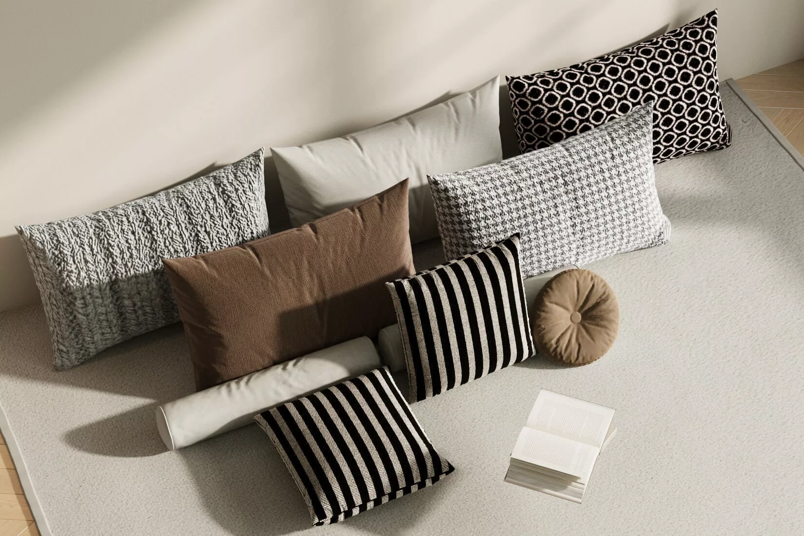 Throw pillow Cushion Pillow Lumbar 3D model