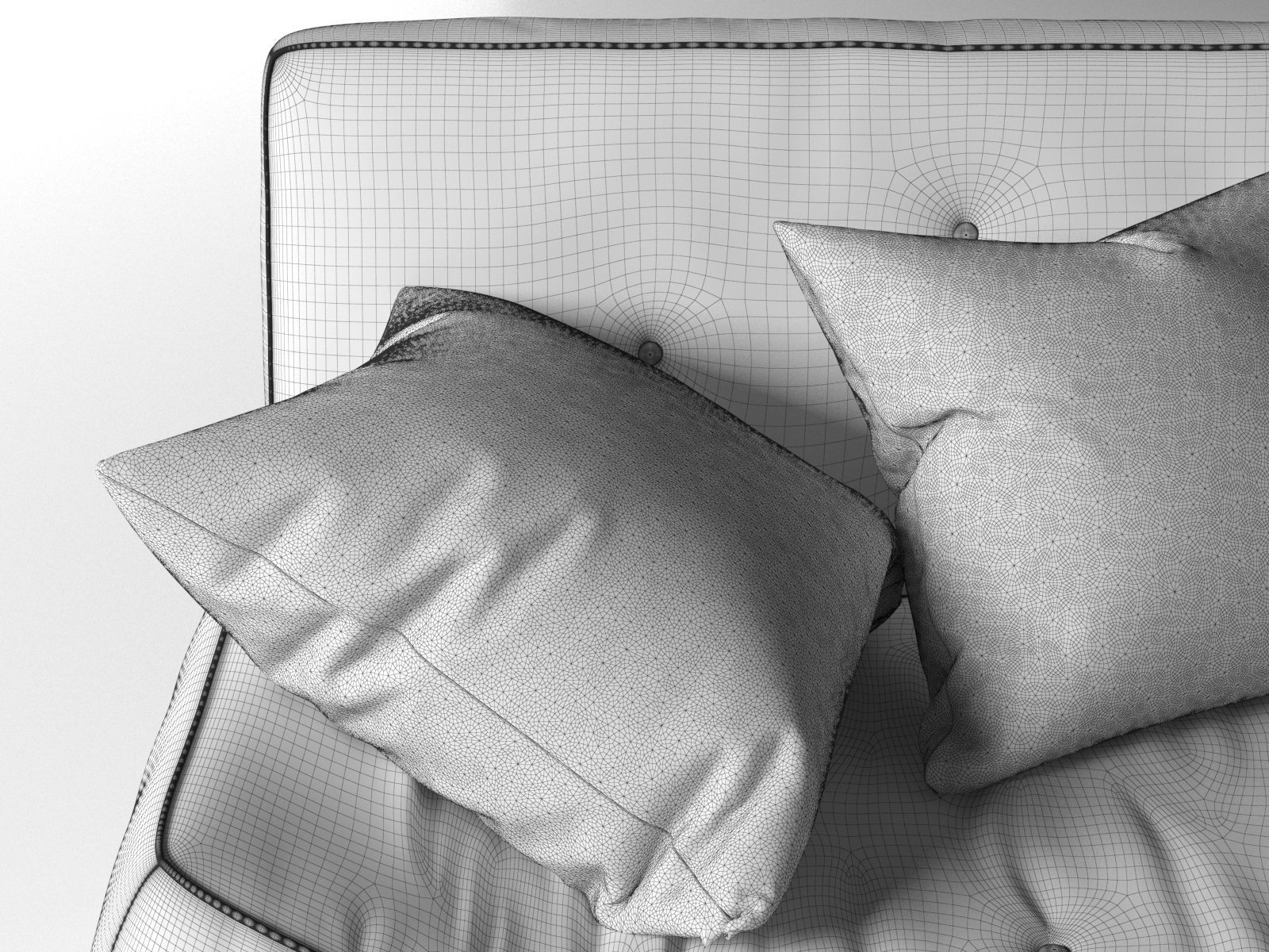 Sleeper Sofa 3D model_4