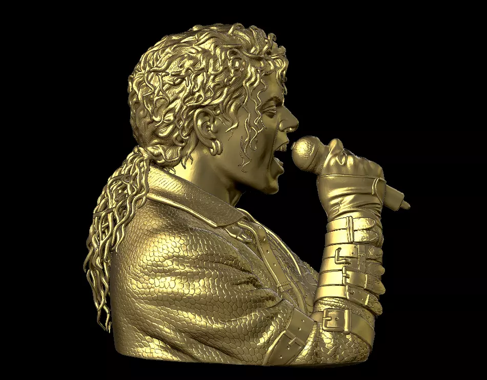 MICHAEL JACKSON LIVE PERFORMANCE HIGH-DETAIL 3D print model