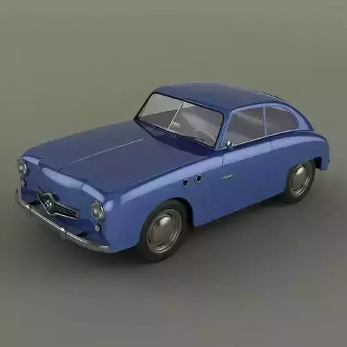 Panhard Dyna Junior Coupe 3D model