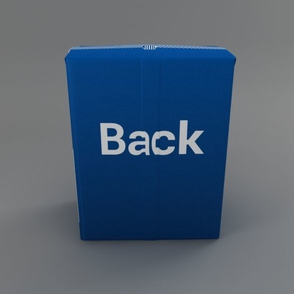 20cL Juice Cream Brick - Ready for mapping - Studio Setup 3D model_3